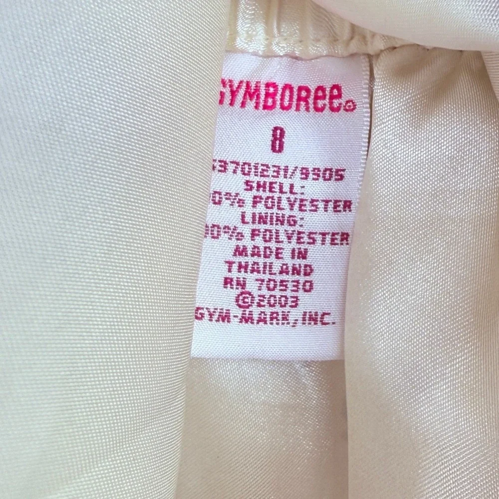 Gymboree Cat Print Skirt Kids 8 Ivory Pink Black City Sidewalk Coquette Retro